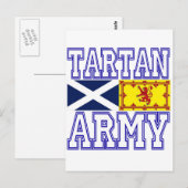 Tartan Army Briefkaart (Voorkant / Achterkant)