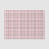 Tartan - Baby Roze met Cement Wit en Donkerroze Tissuepapier (Voorkant)