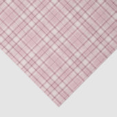 Tartan - Baby Roze met Cement Wit en Donkerroze Tissuepapier (Detail)