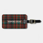 Tartan Bagagelabel (Voorkant horizontaal)