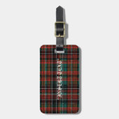 Tartan Bagagelabel (Voorkant verticaal)