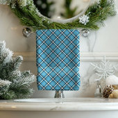 Tartan Bath Towel Blue Yellow Gift for Gentlemen Bad Handdoek