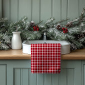 Tartan Bath Towels Red Black Gift for New Nest Bad Handdoek