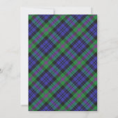 Tartan Beauty Clan Baird Scottish Pset (Achterkant)