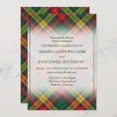 Tartan Beauty Clan Buchanan Scottish Pset (Voorkant / Achterkant)