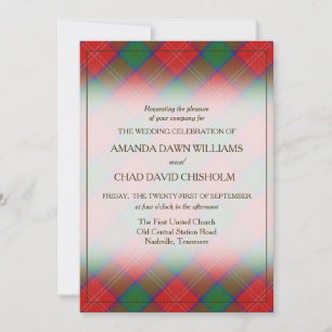 Tartan Beauty Clan Chisholm Schotse Plaid
