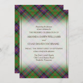Tartan Beauty Clan Cochrane Scottish Pset (Voorkant / Achterkant)