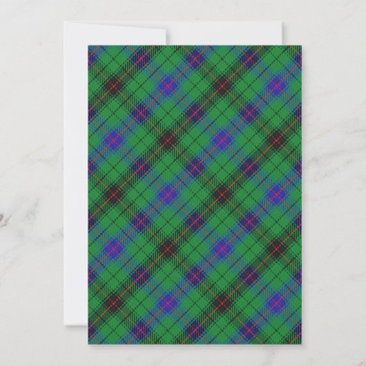 Tartan Beauty Clan Davidson Scottish Plays (Achterkant)