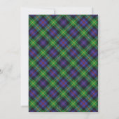Tartan Beauty Clan Farquharson Scottish Pset (Achterkant)