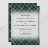Tartan Beauty Clan Farquharson Scottish Pset (Voorkant / Achterkant)