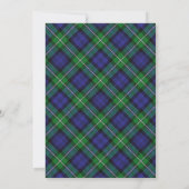 Tartan Beauty Clan Forbes Scottish Pset (Achterkant)