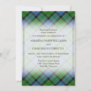Tartan Beauty Clan Forsyth Scottish Pset