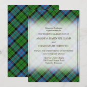 Tartan Beauty Clan Forsyth Scottish Pset (Voorkant / Achterkant)