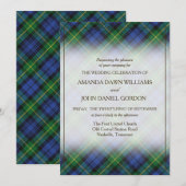 Tartan Beauty Clan Gordon Scottish Pset (Voorkant / Achterkant)