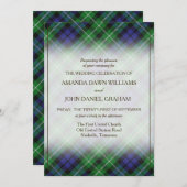 Tartan Beauty Clan Graham Scottish Pset (Voorkant / Achterkant)