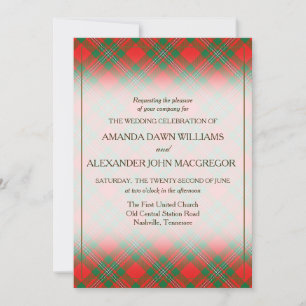 Tartan Beauty Clan Gregor MacGregor Scottish Pset