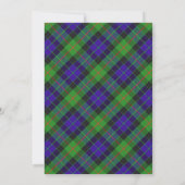 Tartan Beauty Clan Gunn Scottish Pset (Achterkant)