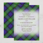Tartan Beauty Clan Gunn Scottish Pset (Voorkant / Achterkant)