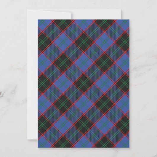 Tartan Beauty Clan Home Hume Schotse Plaid (Achterkant)