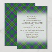 Tartan Beauty Clan Hunter Scottish Pset (Voorkant / Achterkant)