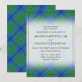 Tartan Beauty Clan Johnstone Pset Kaart (Voorkant / Achterkant)