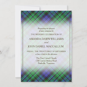 Tartan Beauty Clan MacCallum Scottish Pset