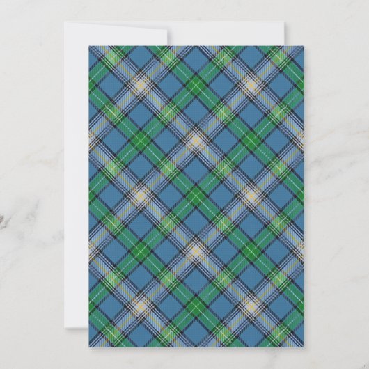 Tartan Beauty Clan MacDowall Scottish Pset (Achterkant)