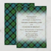 Tartan Beauty Clan MacKay Ancient Scottish Pset (Voorkant / Achterkant)