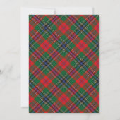 Tartan Beauty Clan MacLean Red Scottish Pset (Achterkant)