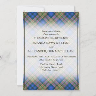 Tartan Beauty Clan MacLellan Scottish Pset