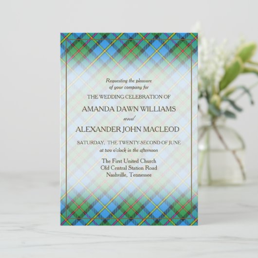 Tartan Beauty Clan MacLeod van Harris Scottish (Staand voorkant)