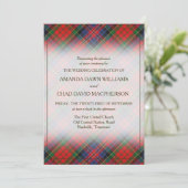 Tartan Beauty Clan MacPherson Red Scottish Pset (Staand voorkant)