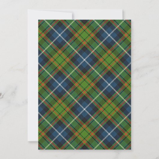 Tartan Beauty Clan MacRae Scottish Pset (Achterkant)