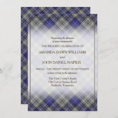 Tartan Beauty Clan Napier Scottish Pset (Voorkant / Achterkant)