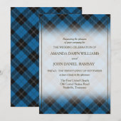 Tartan Beauty Clan Ramsay Blue Scottish Pset (Voorkant / Achterkant)