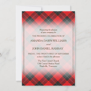 Tartan Beauty Clan Ramsay Rood Schotse Plaid