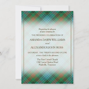 Tartan Beauty Clan Ross Scottish Pset