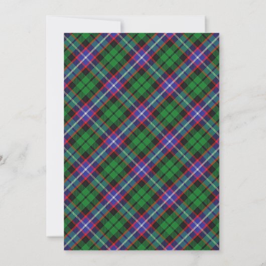 Tartan Beauty Clan Russell Scottish Pset (Achterkant)