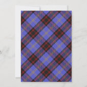 Tartan Beauty Clan Rutherford Scottish Pset (Achterkant)