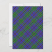 Tartan Beauty Clan Strachan Scottish Pset (Achterkant)