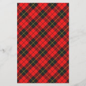 Tartan Beauty Clan Wallace Scottish Pset Briefpapier (Achterkant)
