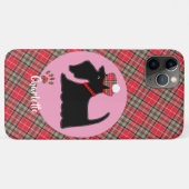 Tartan Betondekte Scottie Dog Cute Dog Personeelsf Case-Mate iPhone Case (Achterkant (horizontaal))