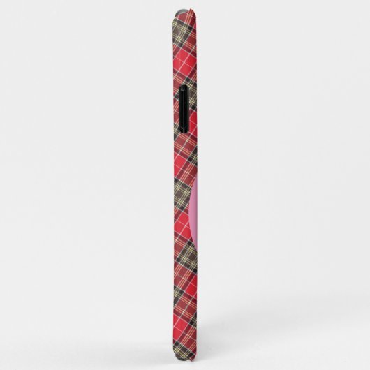 Tartan Betondekte Scottie Dog Cute Dog Personeelsf Case-Mate iPhone Case (Achterkant/rechts)