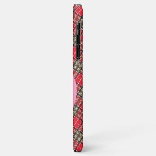 Tartan Betondekte Scottie Dog Cute Dog Personeelsf Case-Mate iPhone Case (Achterkant/links)