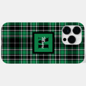 Tartan - Black Green and Off White Phone Case (Achterkant (horizontaal))