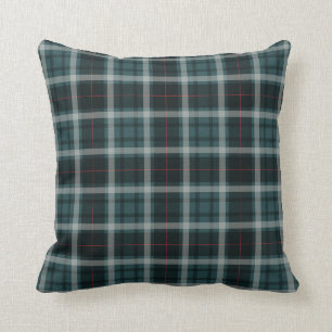Tartan Blauw Classic Plaid Kussen