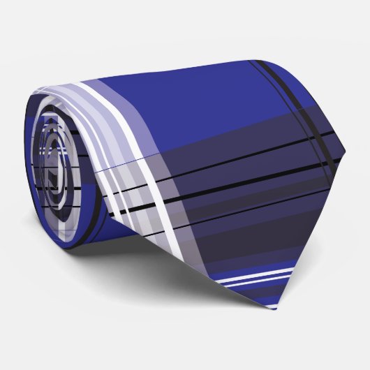 Tartan Blue Stropdas (Opgerold)