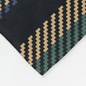 Tartan Border Christmas 4 Photo Template ID1141B Fleece Deken (Hoek)