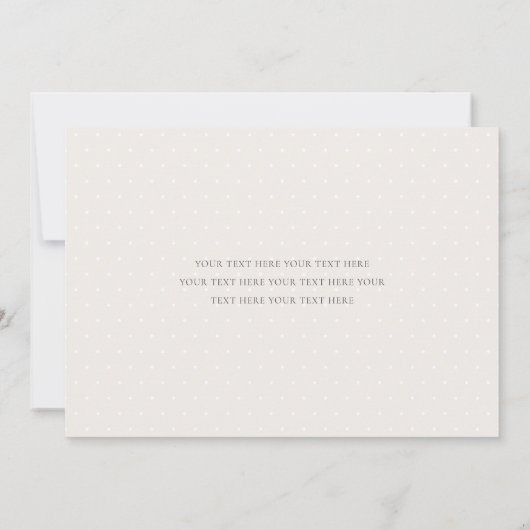 Tartan Border Holiday Kaart (Achterkant)