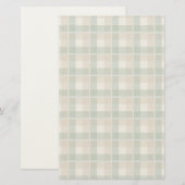 Tartan Briefpapier (Voorkant / Achterkant)